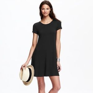 Old Navy • Black T Shirt Dress
